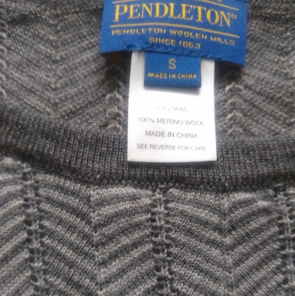 Pendleton Extra Fine Wool Sweater Knit Dress - image 3